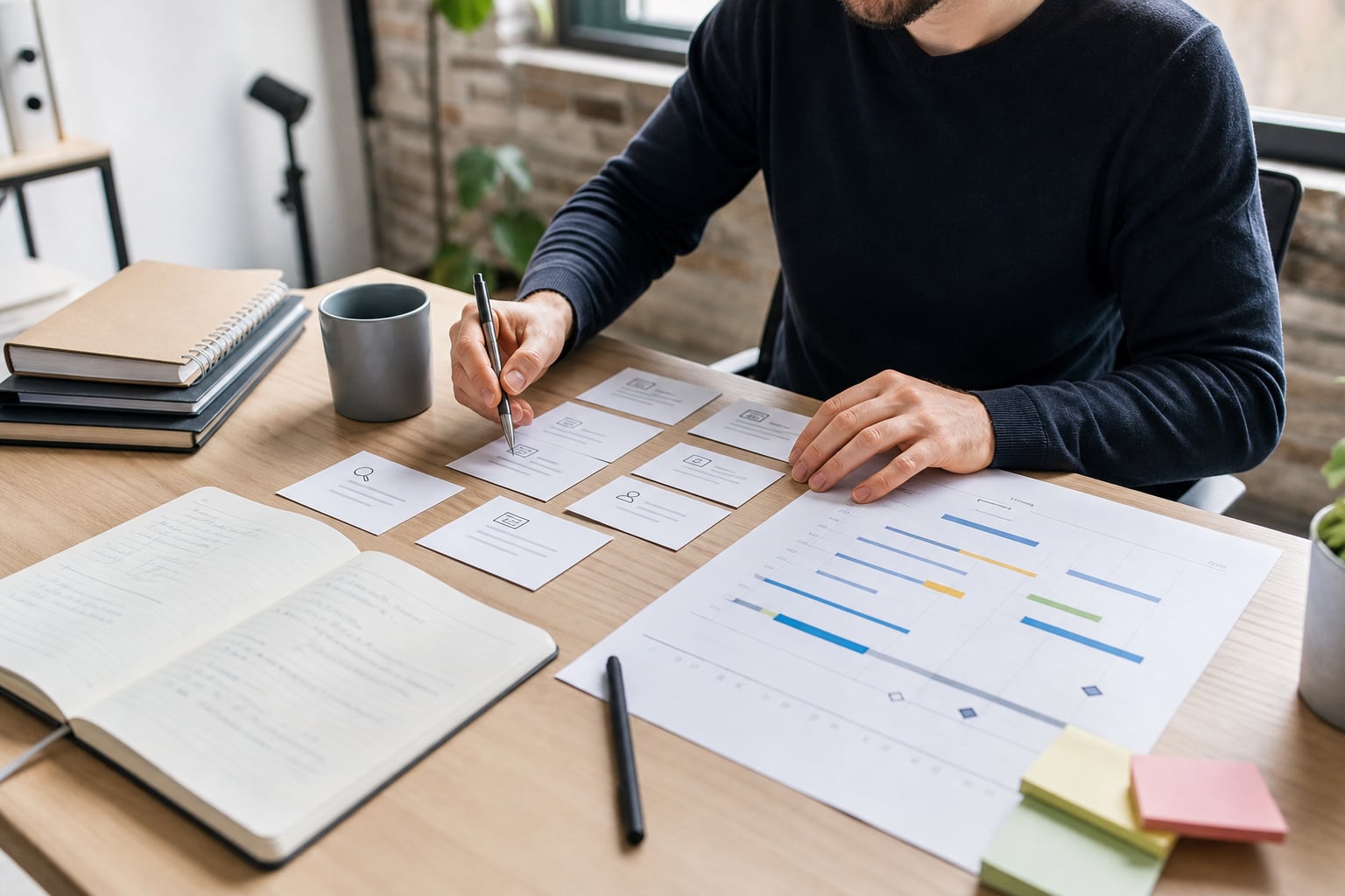 Consultant ordent projecttaken en tijdblokken voor een vaste prijs